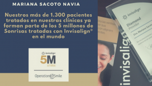 clinica de Invisalign Dra Mariana Sacoto más de 1.330 pacientes tratados con Invisalign 5 millones en el mundo